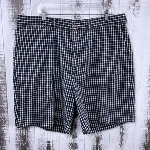Polo Ralph Lauren Shorts Men's 40 Gingham Plaid Navy Green